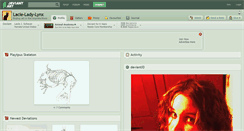 Desktop Screenshot of lacie-lady-lynx.deviantart.com