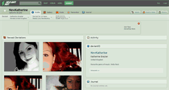 Desktop Screenshot of newkatherine.deviantart.com