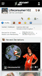 Mobile Screenshot of lifeconsumer102.deviantart.com