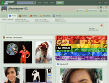 Tablet Screenshot of lifeconsumer102.deviantart.com