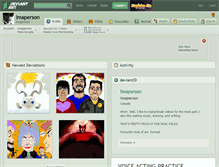 Tablet Screenshot of lmaperson.deviantart.com