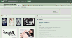 Desktop Screenshot of dextra-in-wonderland.deviantart.com
