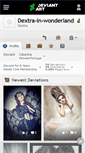 Mobile Screenshot of dextra-in-wonderland.deviantart.com