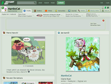 Tablet Screenshot of mambocat.deviantart.com