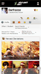 Mobile Screenshot of darfreeze.deviantart.com