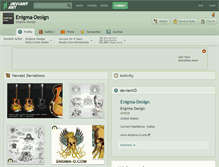 Tablet Screenshot of enigma-design.deviantart.com
