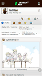 Mobile Screenshot of linlilian.deviantart.com