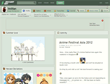 Tablet Screenshot of linlilian.deviantart.com