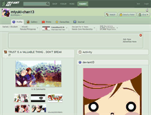 Tablet Screenshot of miyuki-chan13.deviantart.com