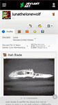 Mobile Screenshot of lunathelonewolf.deviantart.com