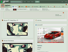 Tablet Screenshot of nadauc.deviantart.com