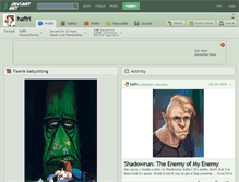 Tablet Screenshot of haffri.deviantart.com