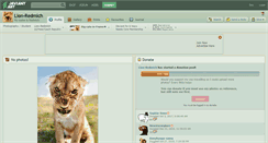 Desktop Screenshot of lion-redmich.deviantart.com