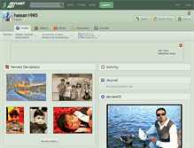 Tablet Screenshot of hassan1985.deviantart.com