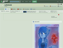 Tablet Screenshot of lesheketai.deviantart.com