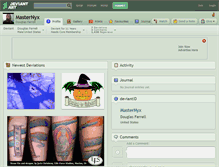 Tablet Screenshot of masternyx.deviantart.com