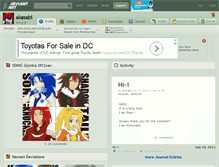 Tablet Screenshot of akasabi.deviantart.com
