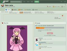 Tablet Screenshot of hana--sama.deviantart.com