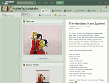 Tablet Screenshot of fullmetal-couples.deviantart.com
