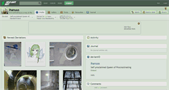 Desktop Screenshot of ihanuus.deviantart.com