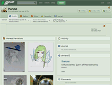 Tablet Screenshot of ihanuus.deviantart.com