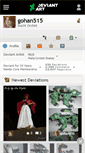 Mobile Screenshot of gohan515.deviantart.com