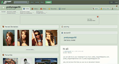 Desktop Screenshot of prettymegan90.deviantart.com