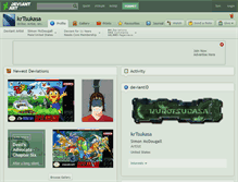Tablet Screenshot of krtsukasa.deviantart.com