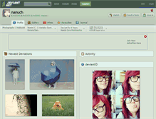 Tablet Screenshot of nanuch.deviantart.com