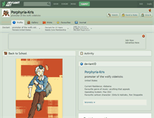 Tablet Screenshot of porphyria-kris.deviantart.com