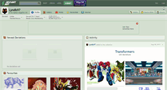 Desktop Screenshot of lyndis97.deviantart.com