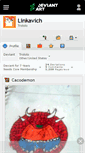 Mobile Screenshot of linkavich.deviantart.com