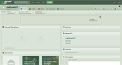 Desktop Screenshot of matheass93.deviantart.com