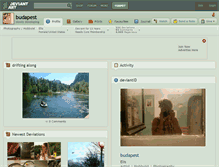 Tablet Screenshot of budapest.deviantart.com