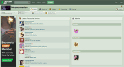 Desktop Screenshot of pokemonmania.deviantart.com