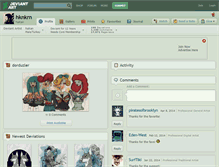 Tablet Screenshot of hknkrn.deviantart.com