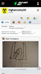 Mobile Screenshot of highanxiety00.deviantart.com