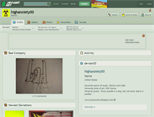 Tablet Screenshot of highanxiety00.deviantart.com