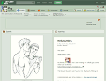 Tablet Screenshot of ifoy.deviantart.com