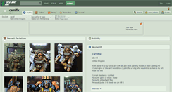 Desktop Screenshot of carnifix.deviantart.com