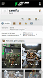 Mobile Screenshot of carnifix.deviantart.com