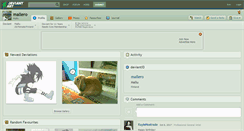 Desktop Screenshot of mallero.deviantart.com