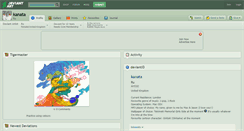 Desktop Screenshot of kanata.deviantart.com