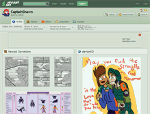 Tablet Screenshot of captainshawn.deviantart.com