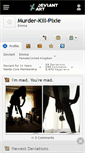 Mobile Screenshot of murder-kill-pixie.deviantart.com