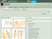 Tablet Screenshot of anime-pixel.deviantart.com