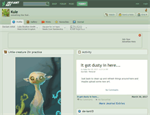 Tablet Screenshot of kule.deviantart.com
