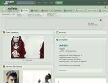 Tablet Screenshot of maffalda.deviantart.com