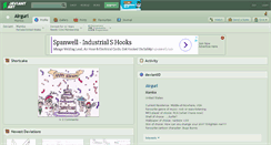 Desktop Screenshot of airgurl.deviantart.com
