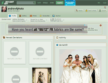 Tablet Screenshot of andrewfphoto.deviantart.com